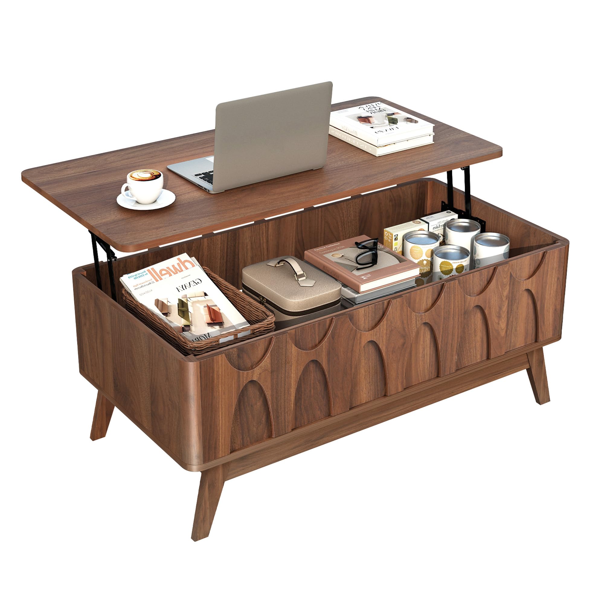 Lift Top Coffee Table with Hidden Storage