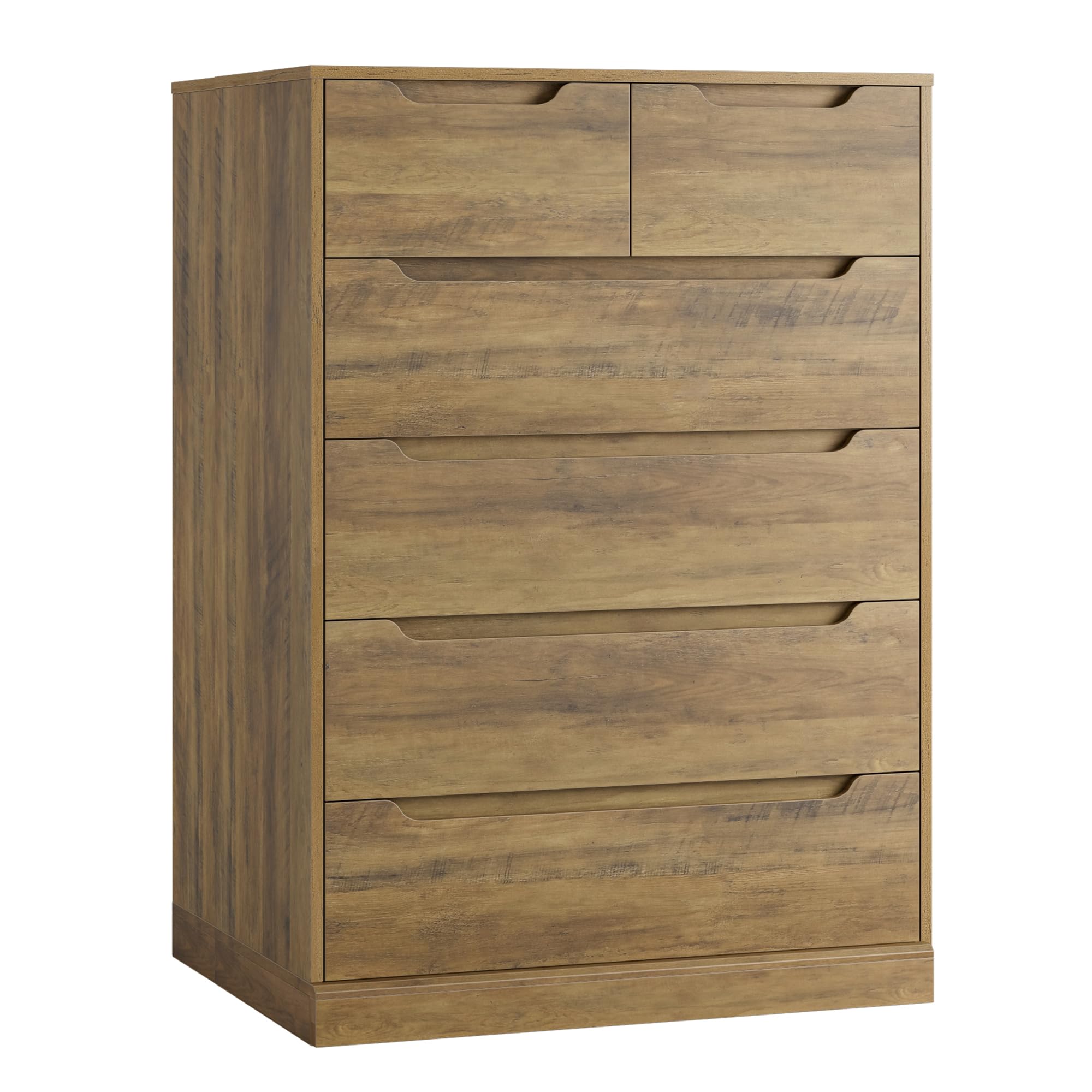 Modern 6 Drawer Dresser Tall Chest with Storage