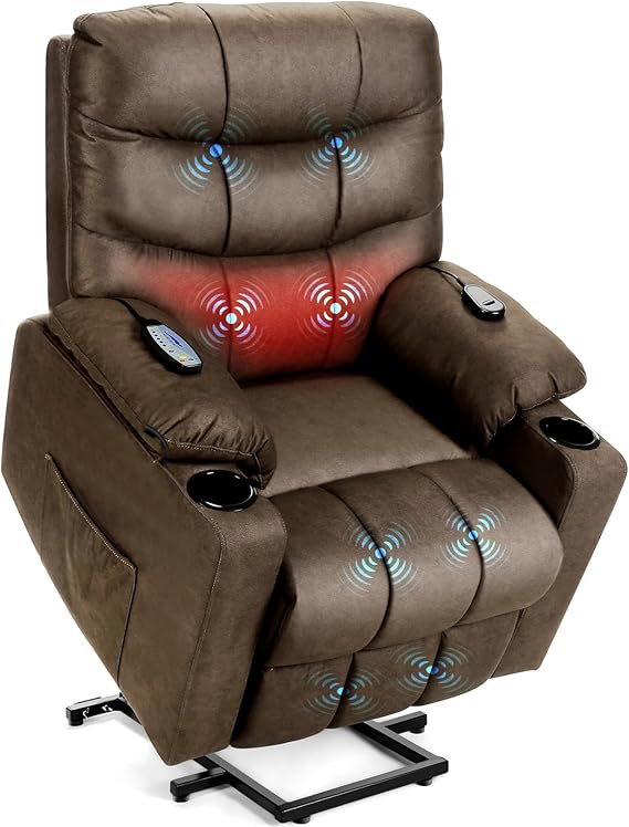 Electric Power Lift Recliner Chair with Heat and Massage