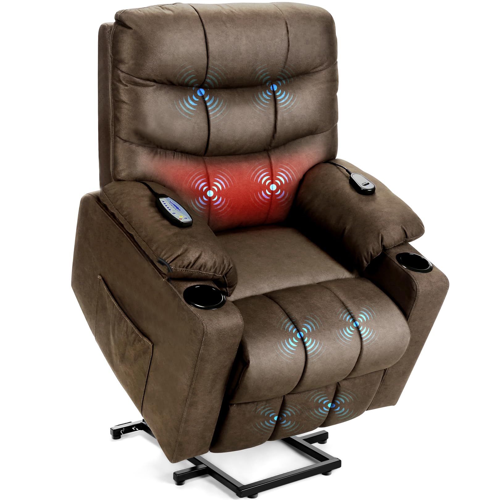 Electric Power Lift Recliner Chair with Heat and Massage