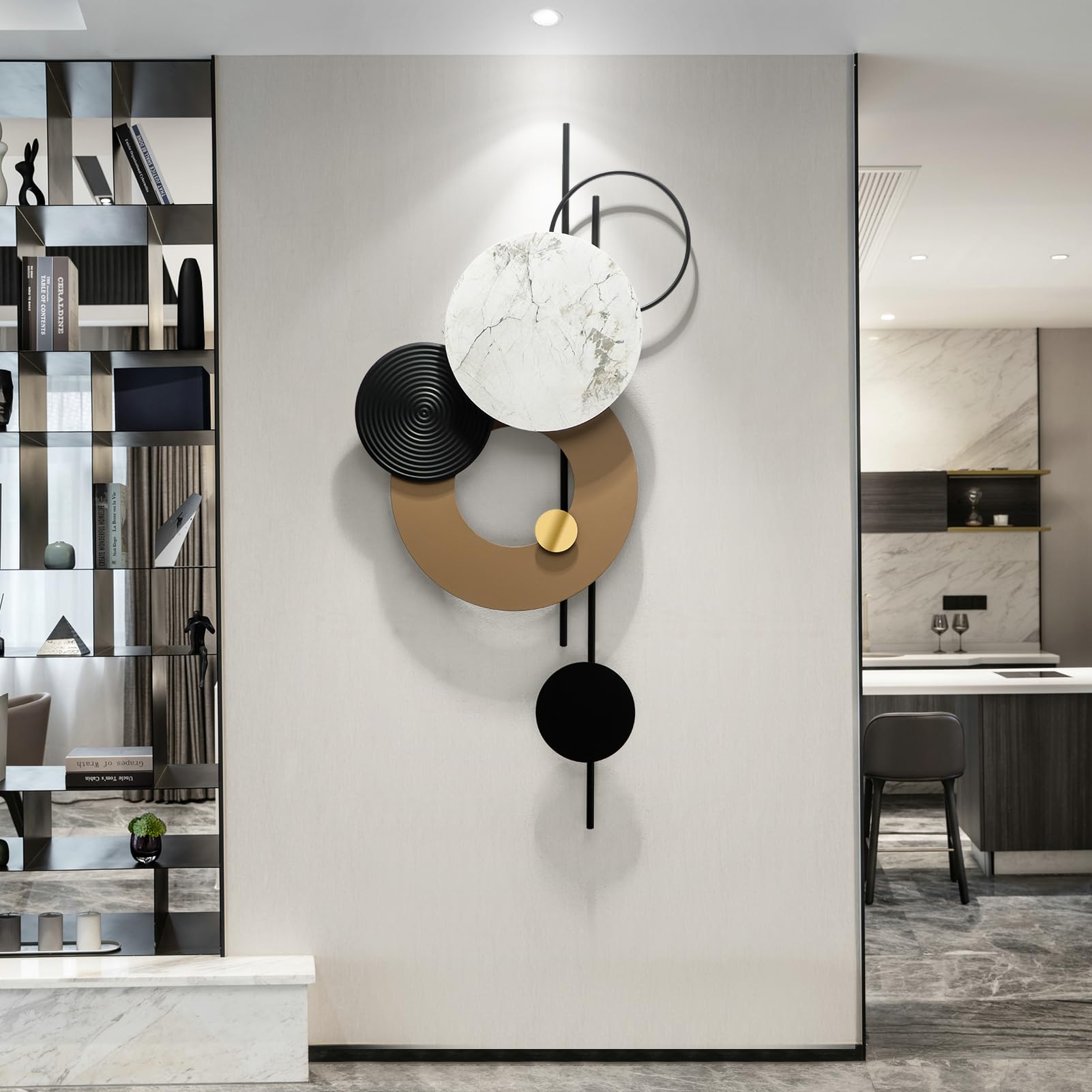 Large Metal Wall Decor 3D Sculpture