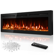 50 Inch Wall-Mounted Electric Fireplace