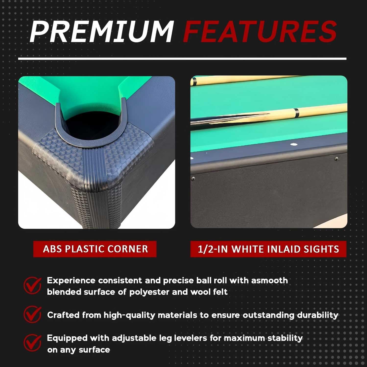 7FT Pool Table with Automatic Ball Return