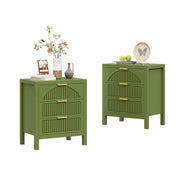 6 Drawer Dresser Farmhouse Fluted Chest