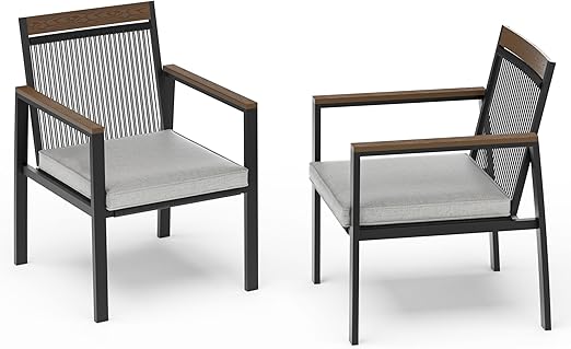 5-Piece Patio Dining Set with Umbrella Hole