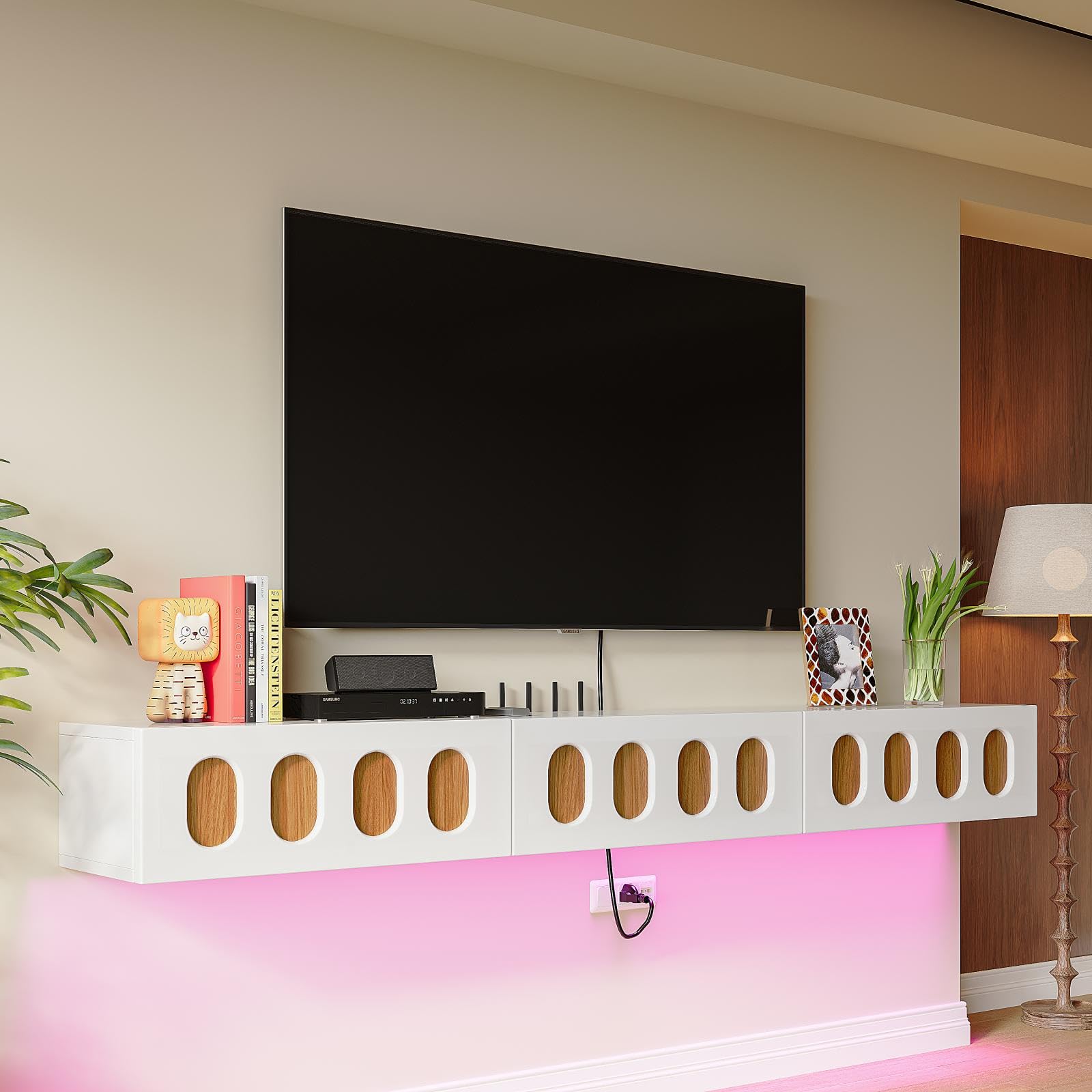 Wall Mounted Floating TV Stand 55 Inch