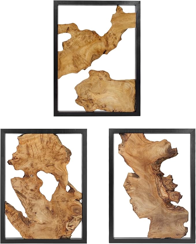 Modern Wood Wall Decor Handcrafted Natural Rustic Charm