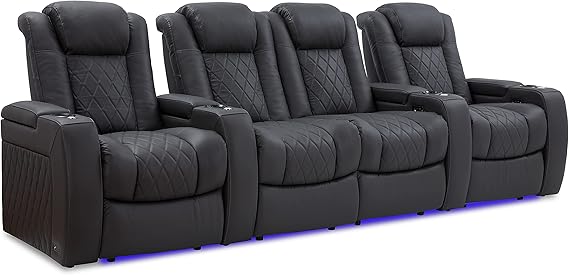 Tuscany Home Theater Seat - Power Recliner Row of 3