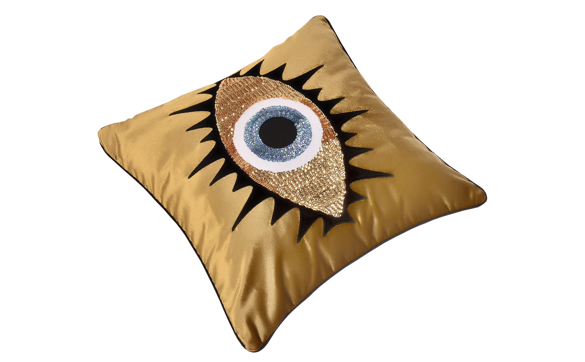 Evil Eye Velvet Throw Pillow Covers Set of 2