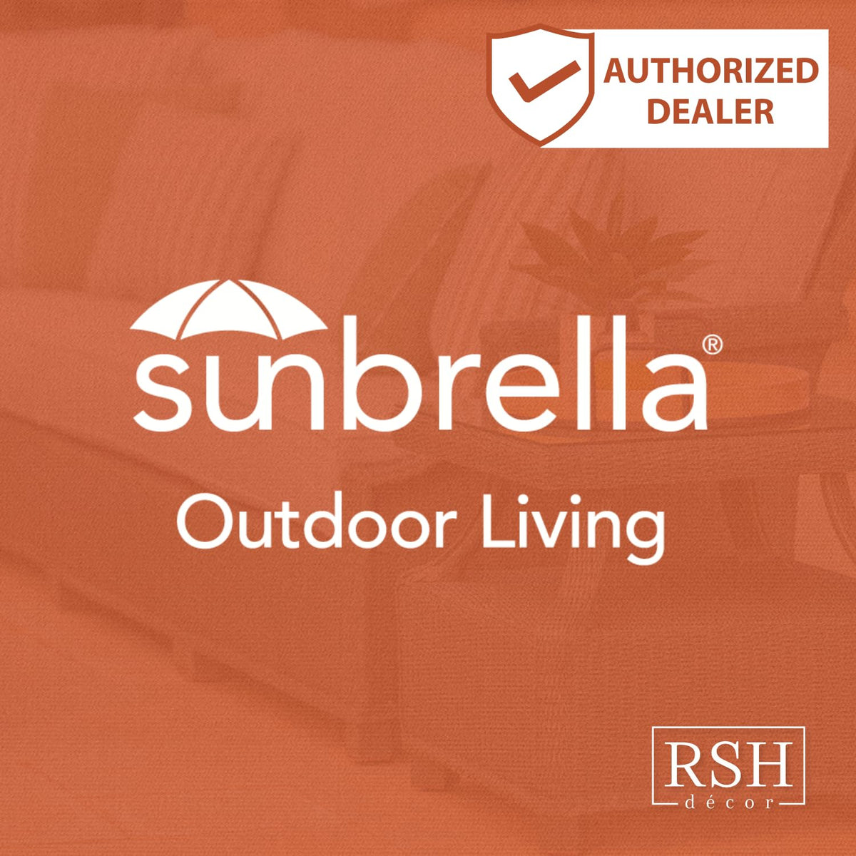 Sunbrella Throw Pillow Set - 4 Piece Indoor Outdoor Decorative Pillows
