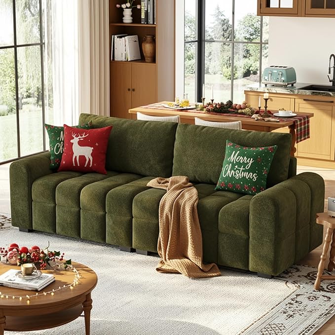 82" Loveseat Sofa with Pull Point Seat Cushion