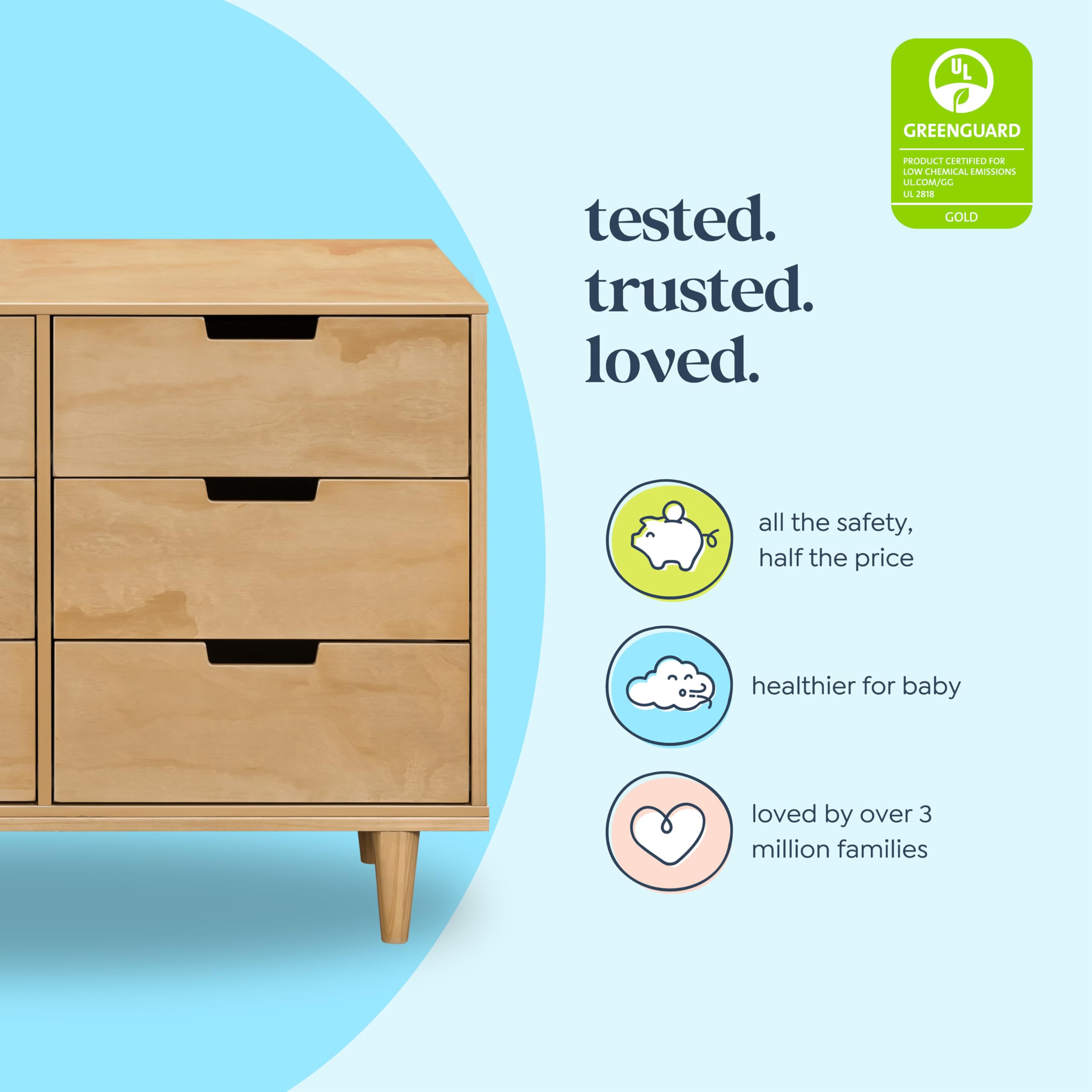 6-Drawer Dresser for Nursery