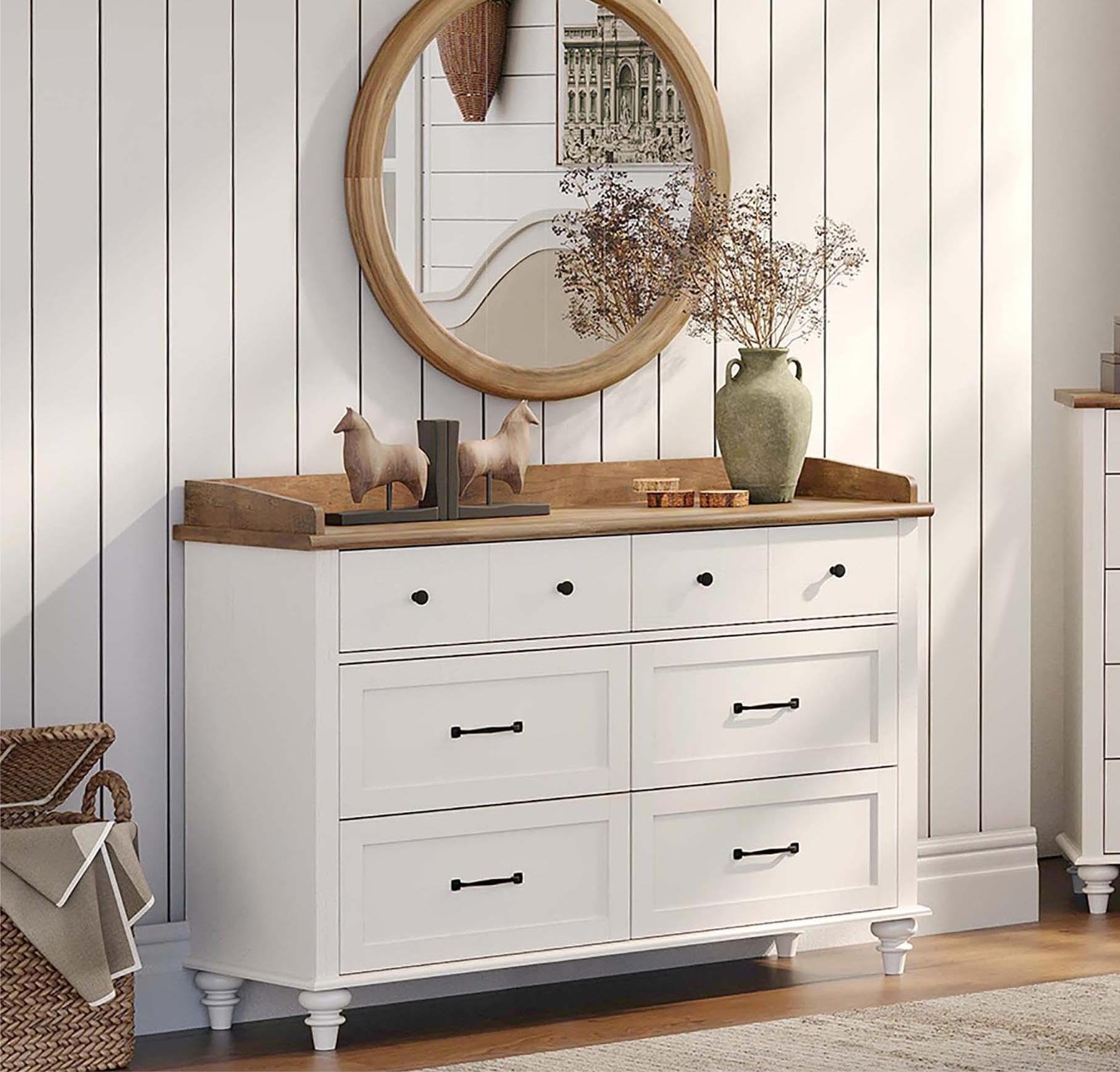Bedroom Dresser Set of 2 with Drawers