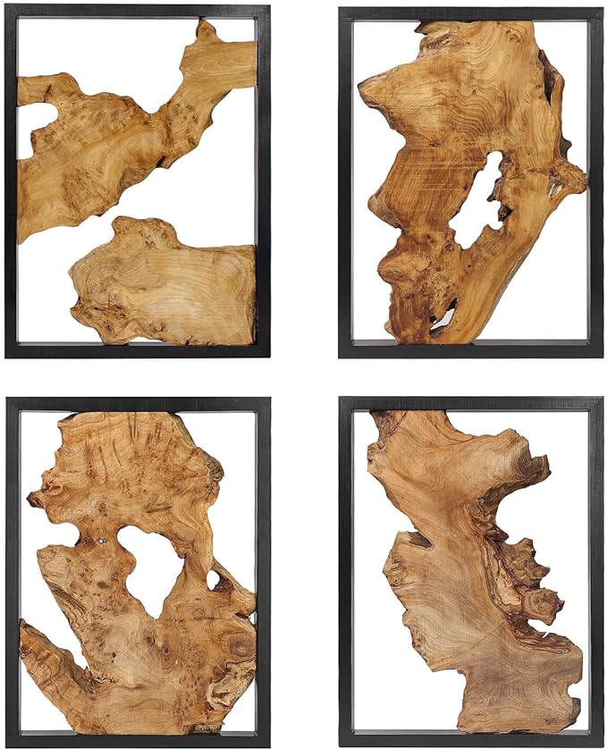 Modern Wood Wall Decor Handcrafted Natural Rustic Charm