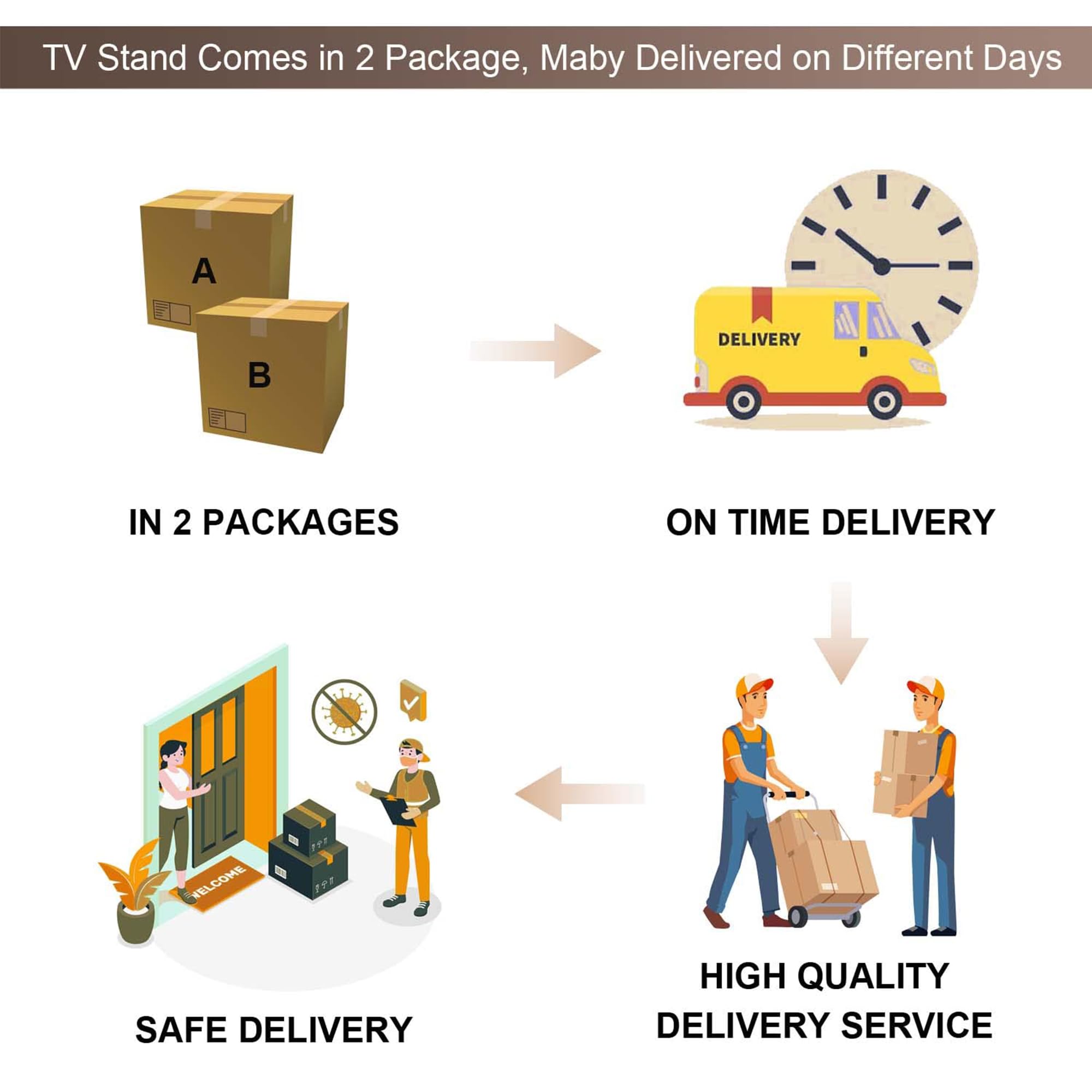 Farmhouse TV Stand with Sliding Barn Doors