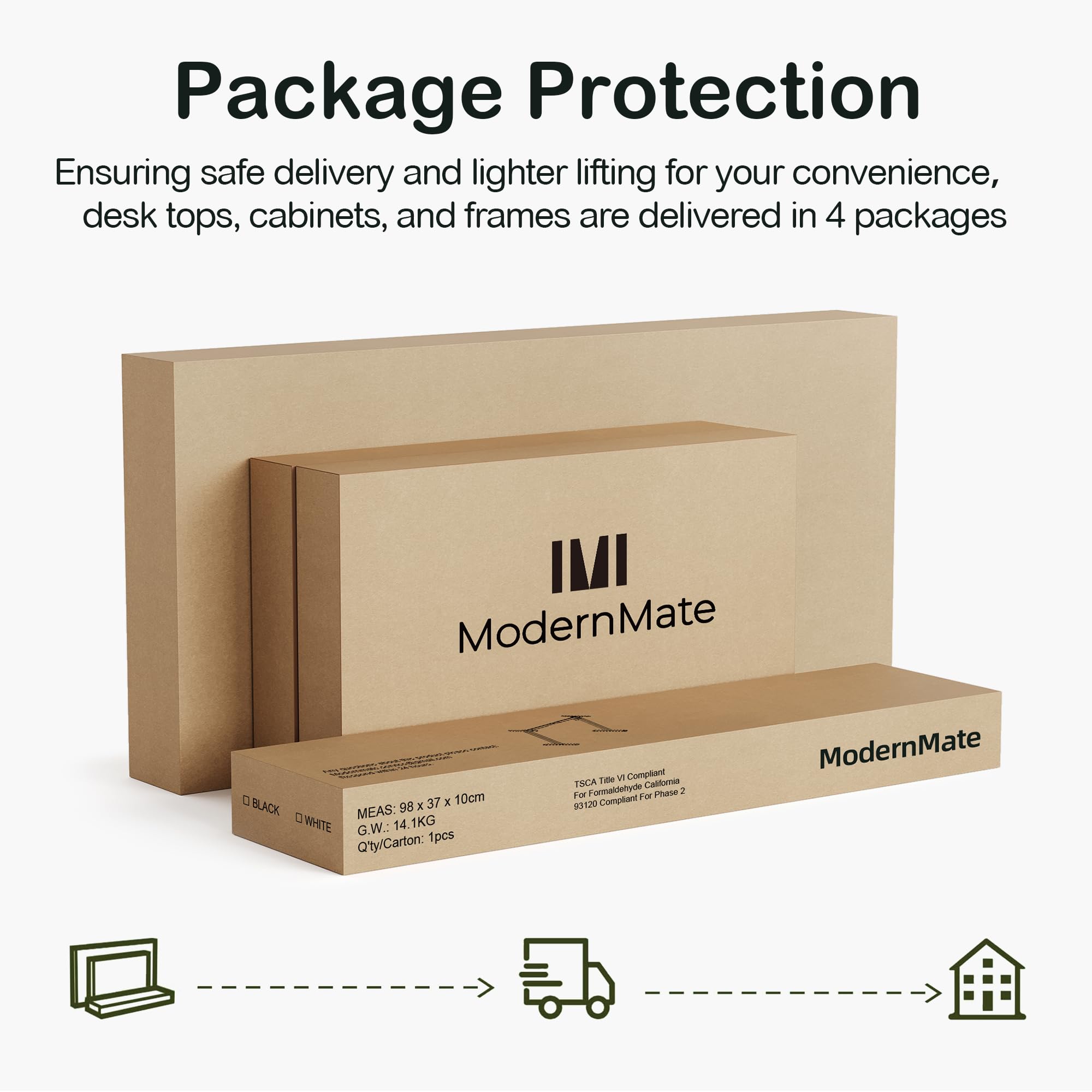 71" L-Shaped Standing Desk with File Cabinets