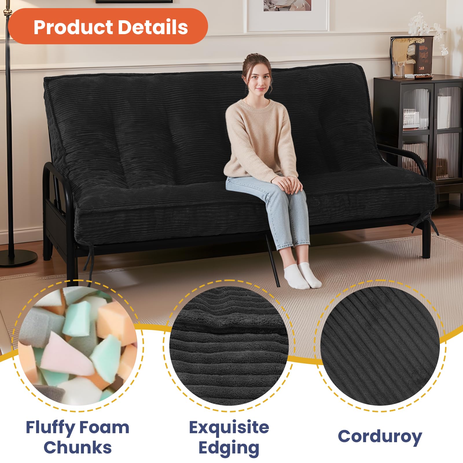 8" Full Size Futon Mattress