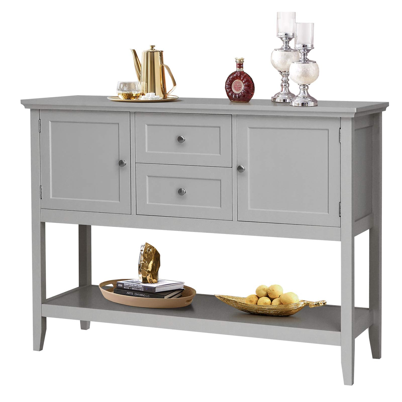 Wood Buffet Sideboard with Storage