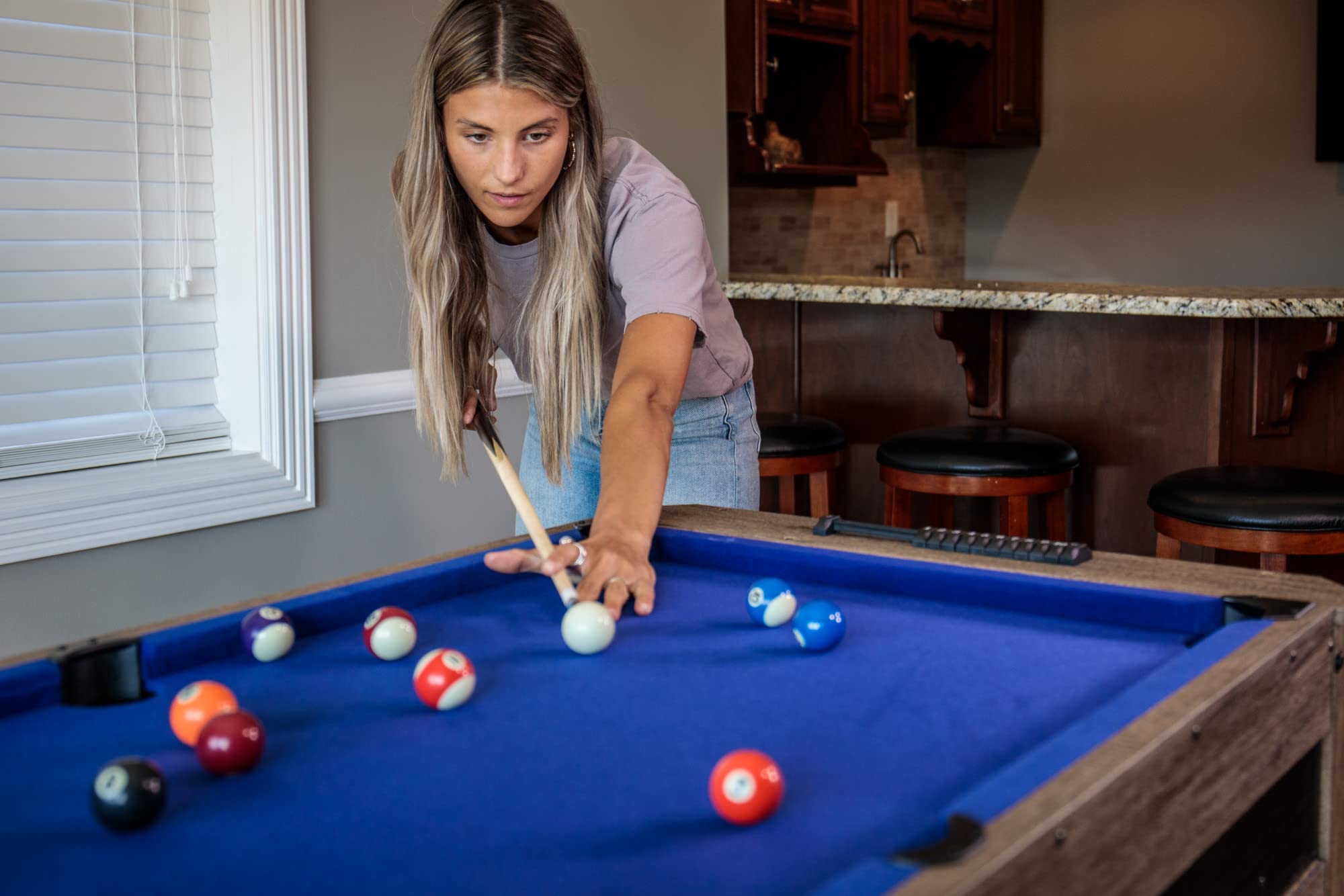 56" 4-in-1 Swivel Multi-Game Table