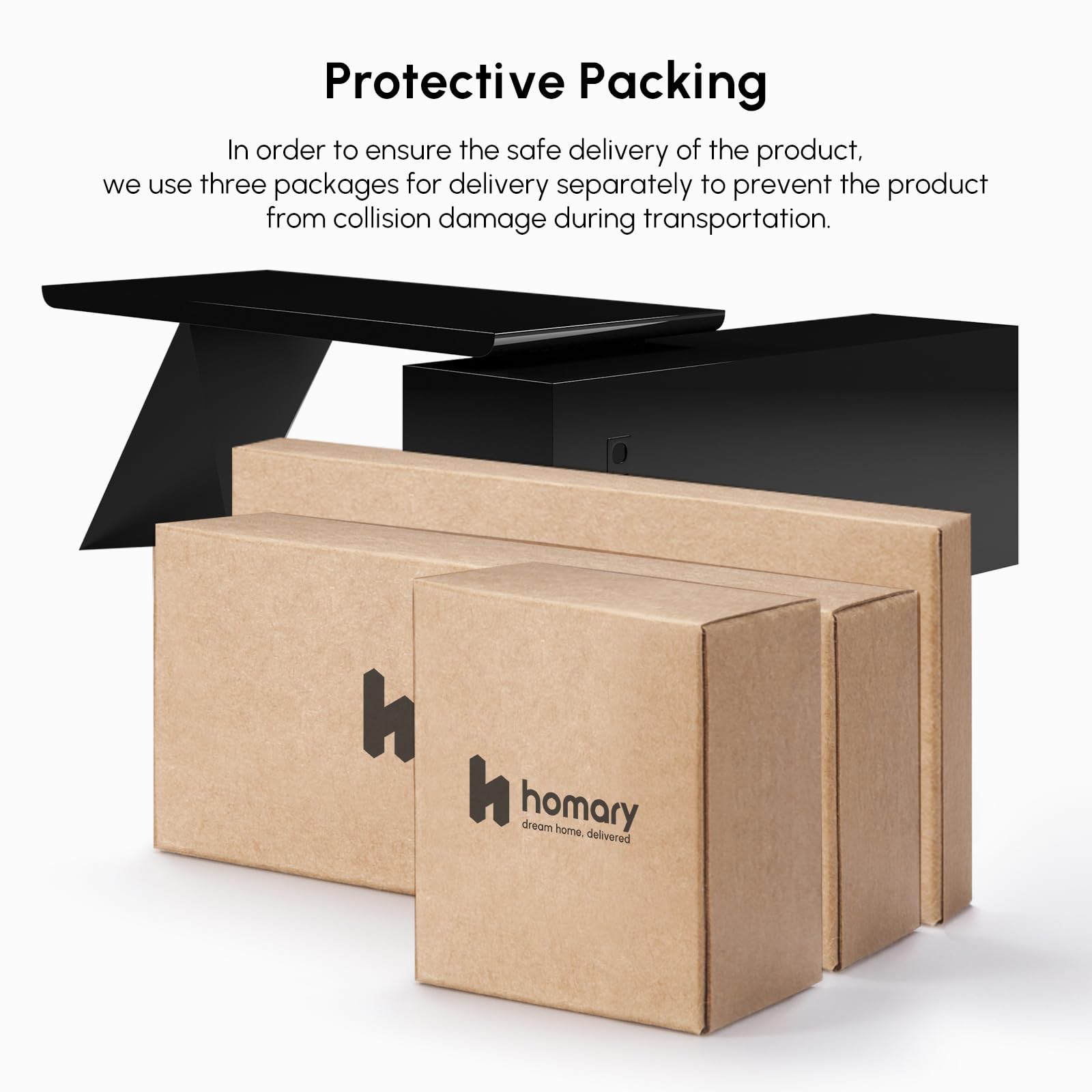 L-Shape Executive Desk with Drawers and Cabinet