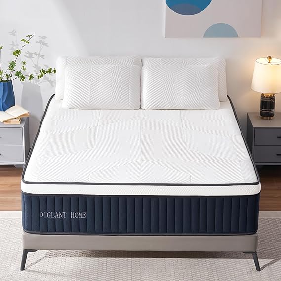 14 Inch Euro Top Memory Foam Hybrid Mattress California King