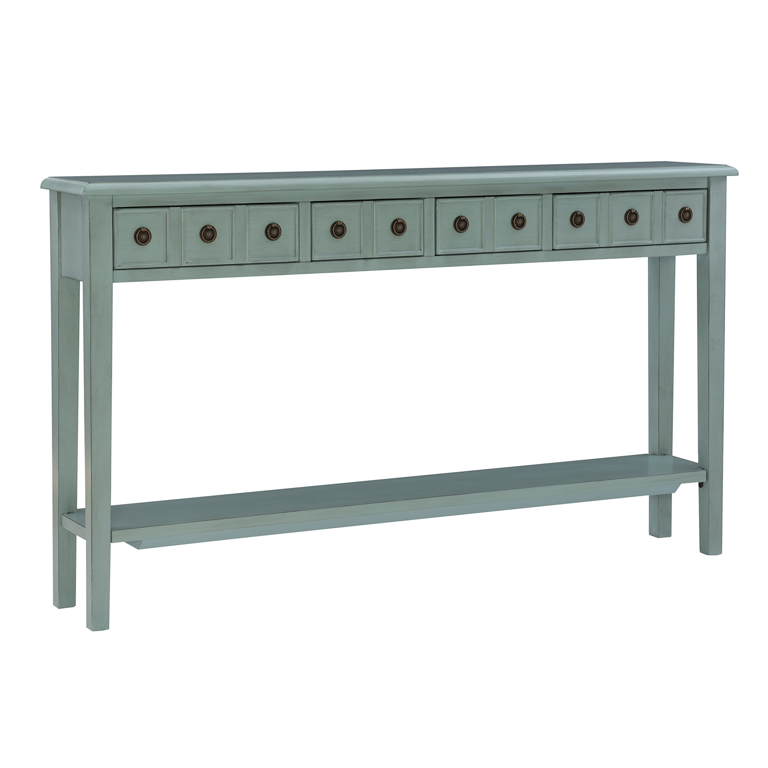 Sadie Long Console Table with 4 Drawers