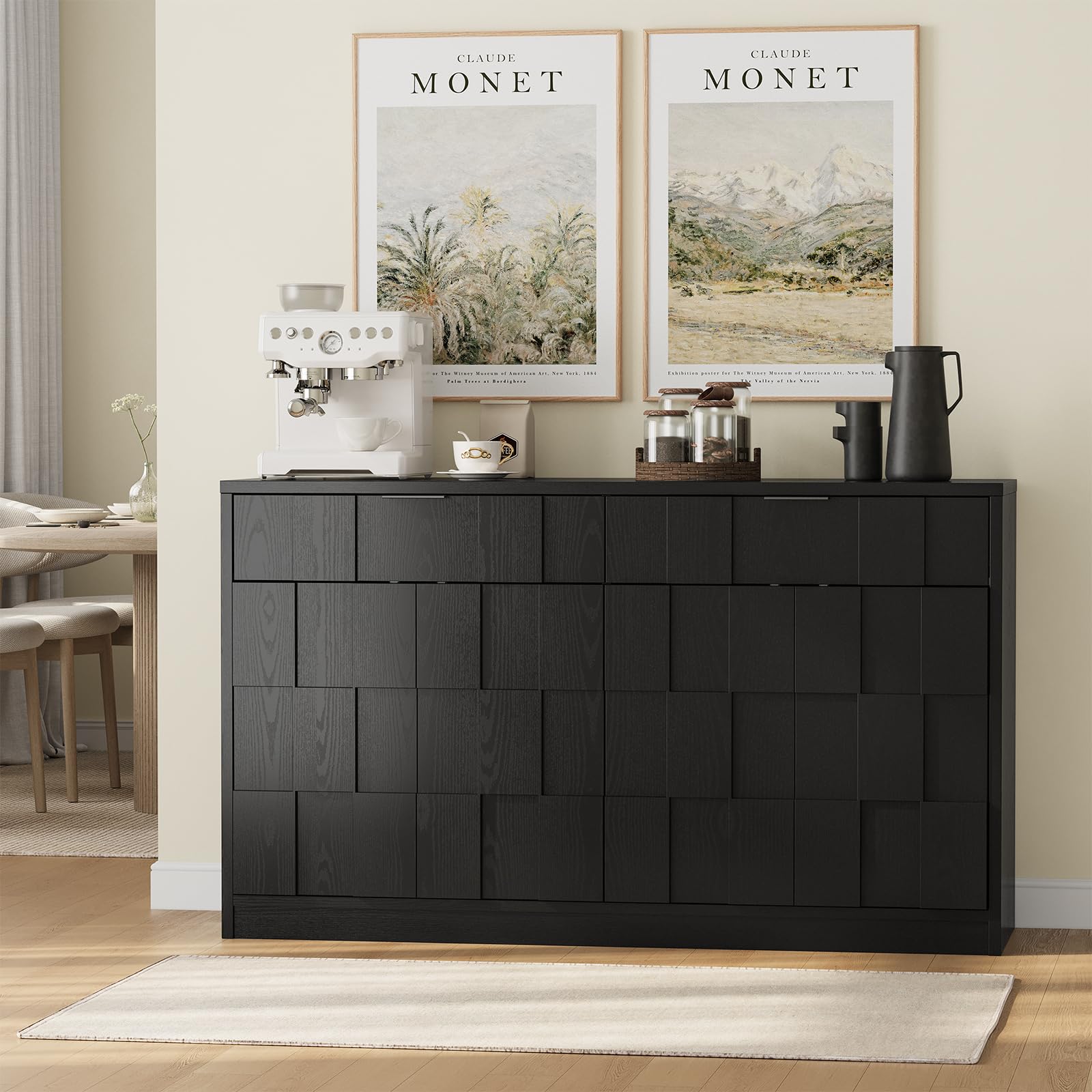 61" Sideboard Buffet Cabinet with Storage