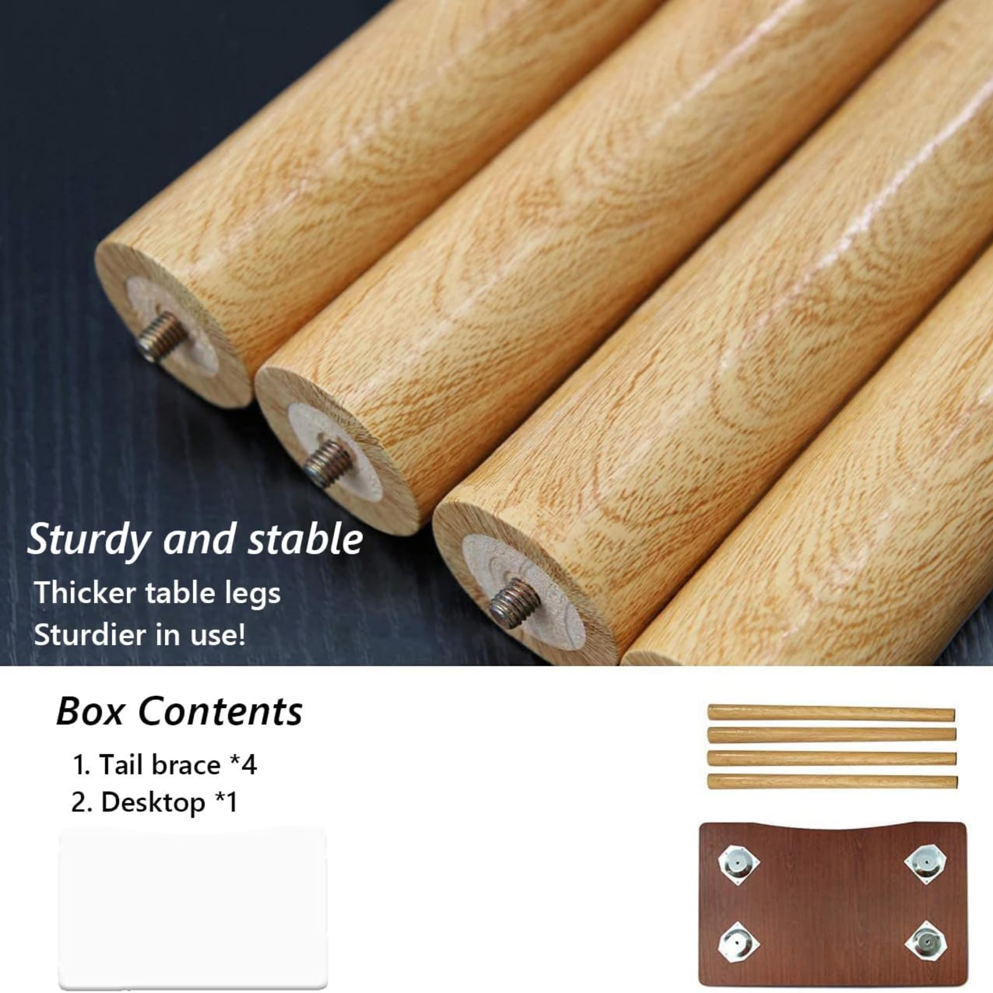 Modern White Wooden Computer Desk