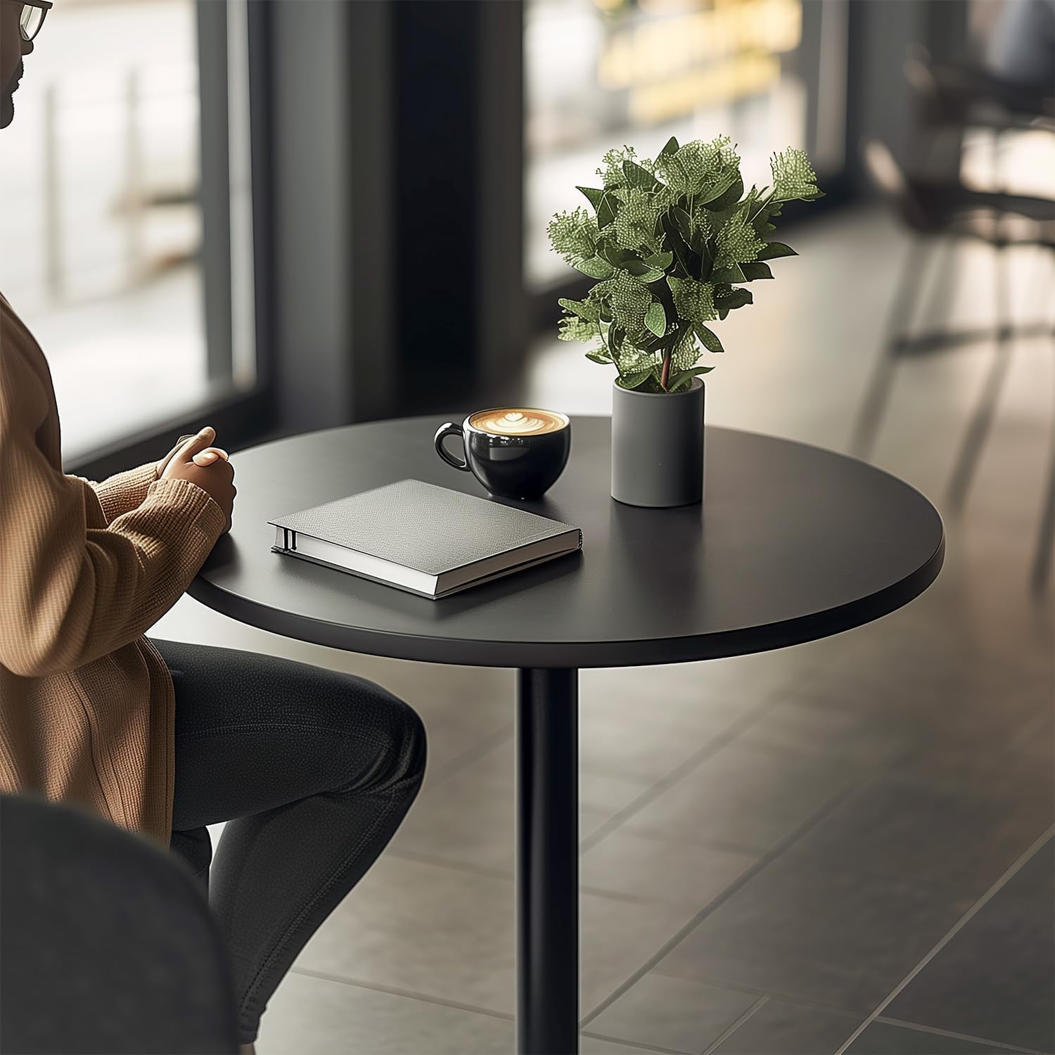 Round Bar Table 40" Height