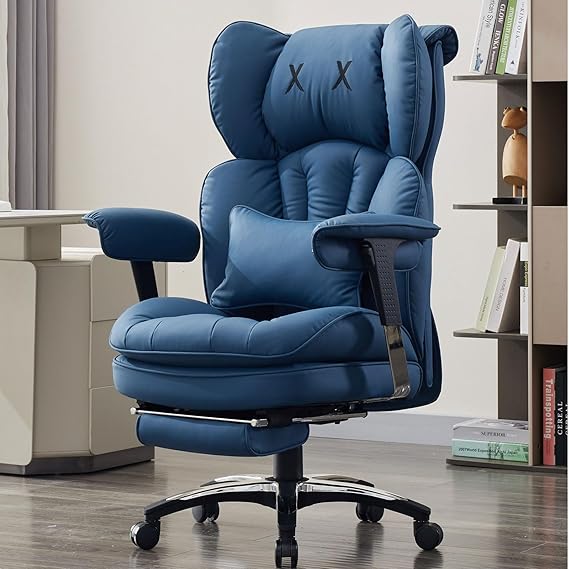 Big and Tall Office Chair with Footrest