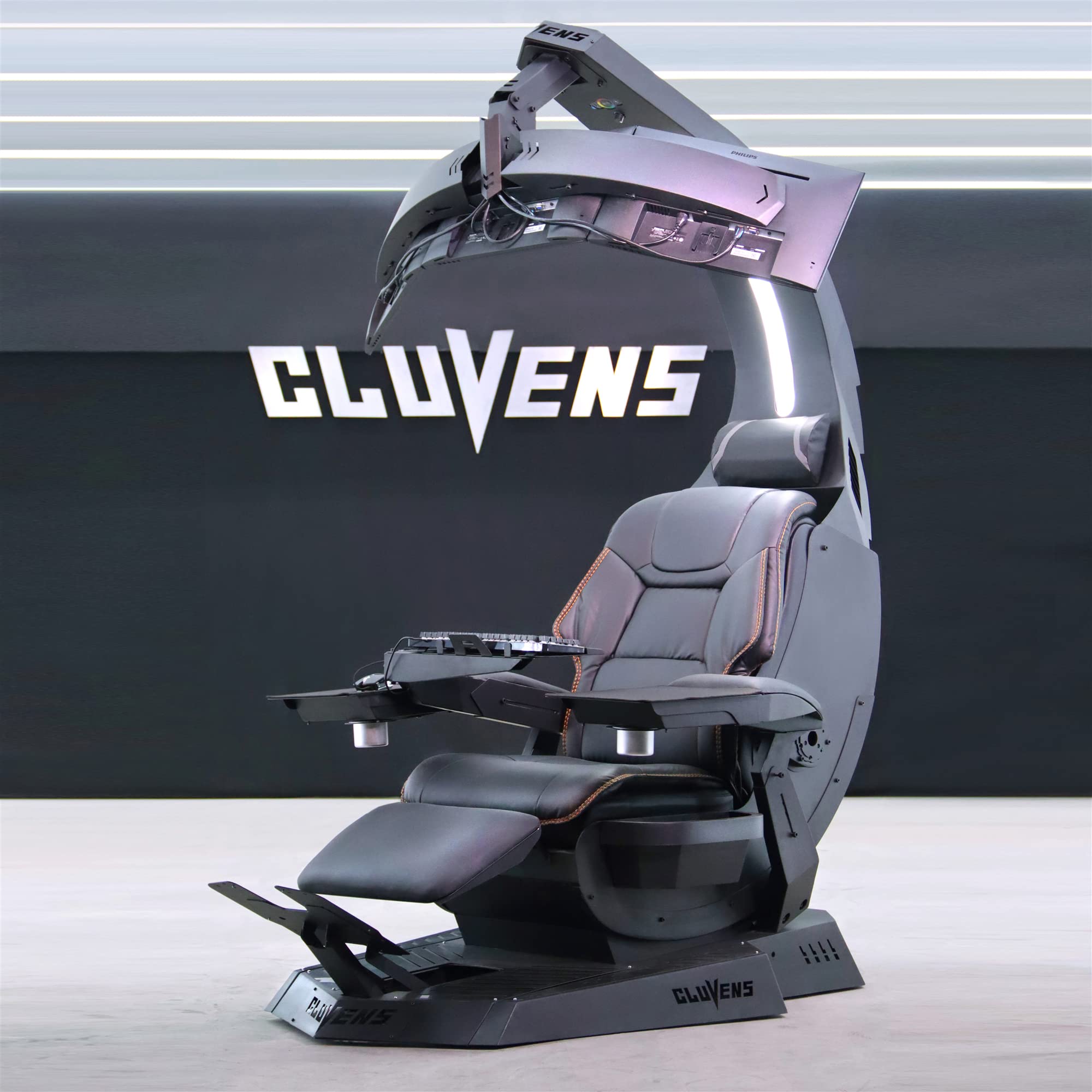 Zero Gravity Gaming Chair Cockpit Workstation