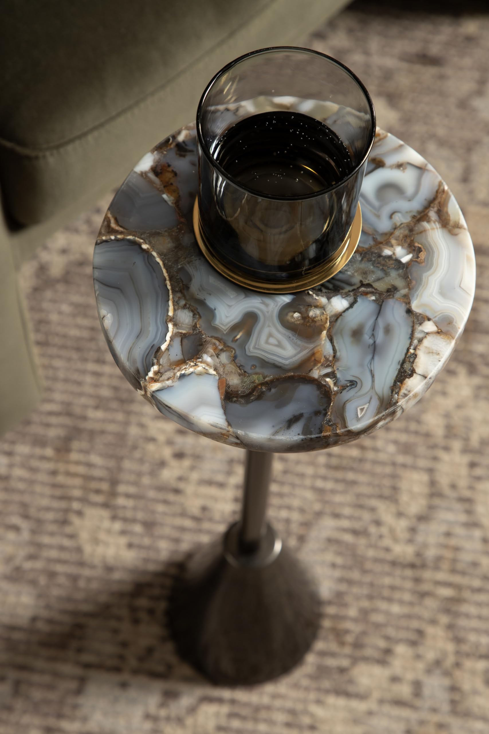 Sitara Modern Coastal Round Drink Table