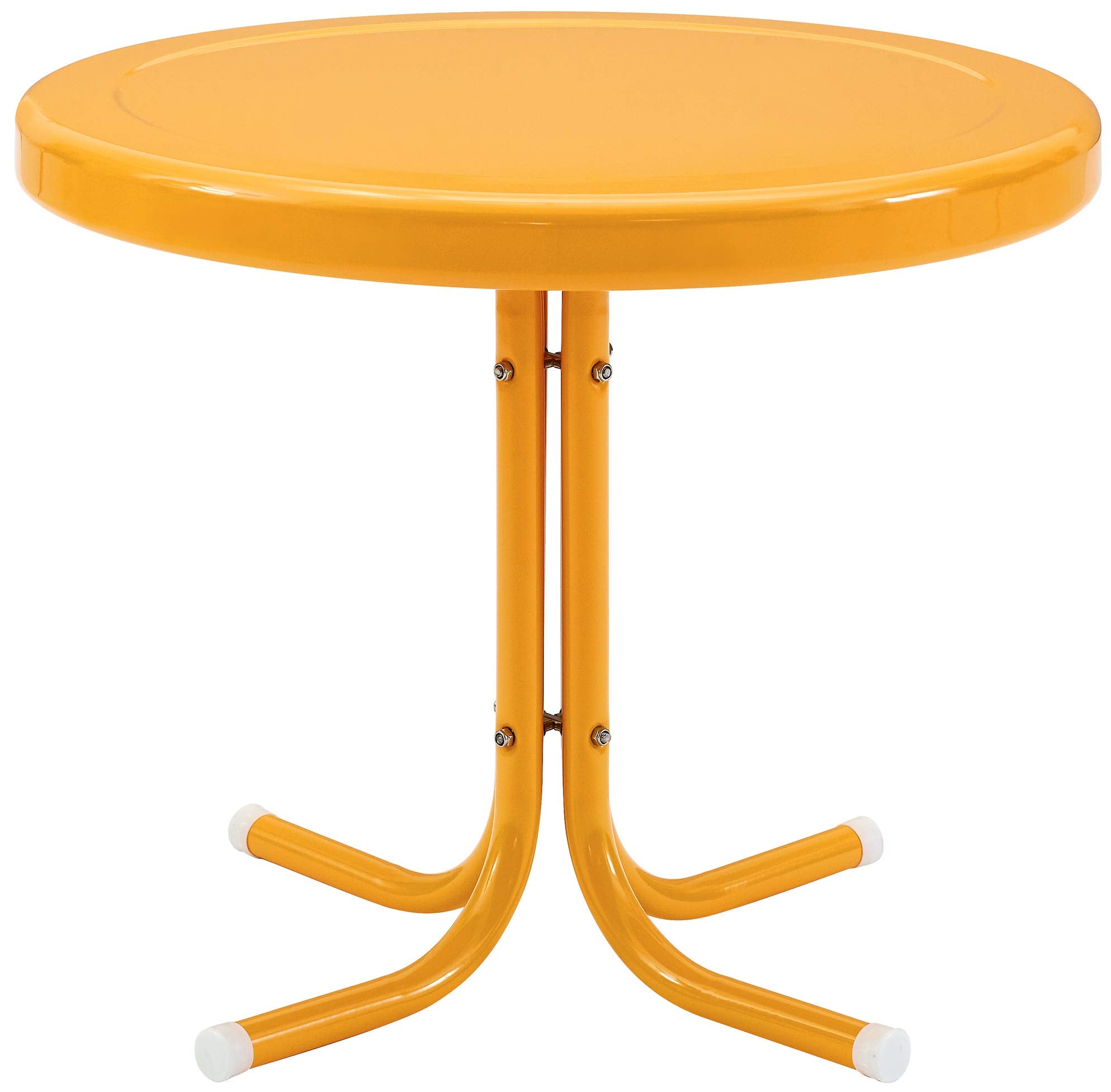 3-Piece Metal Outdoor Bistro Set with Chairs and Side Table