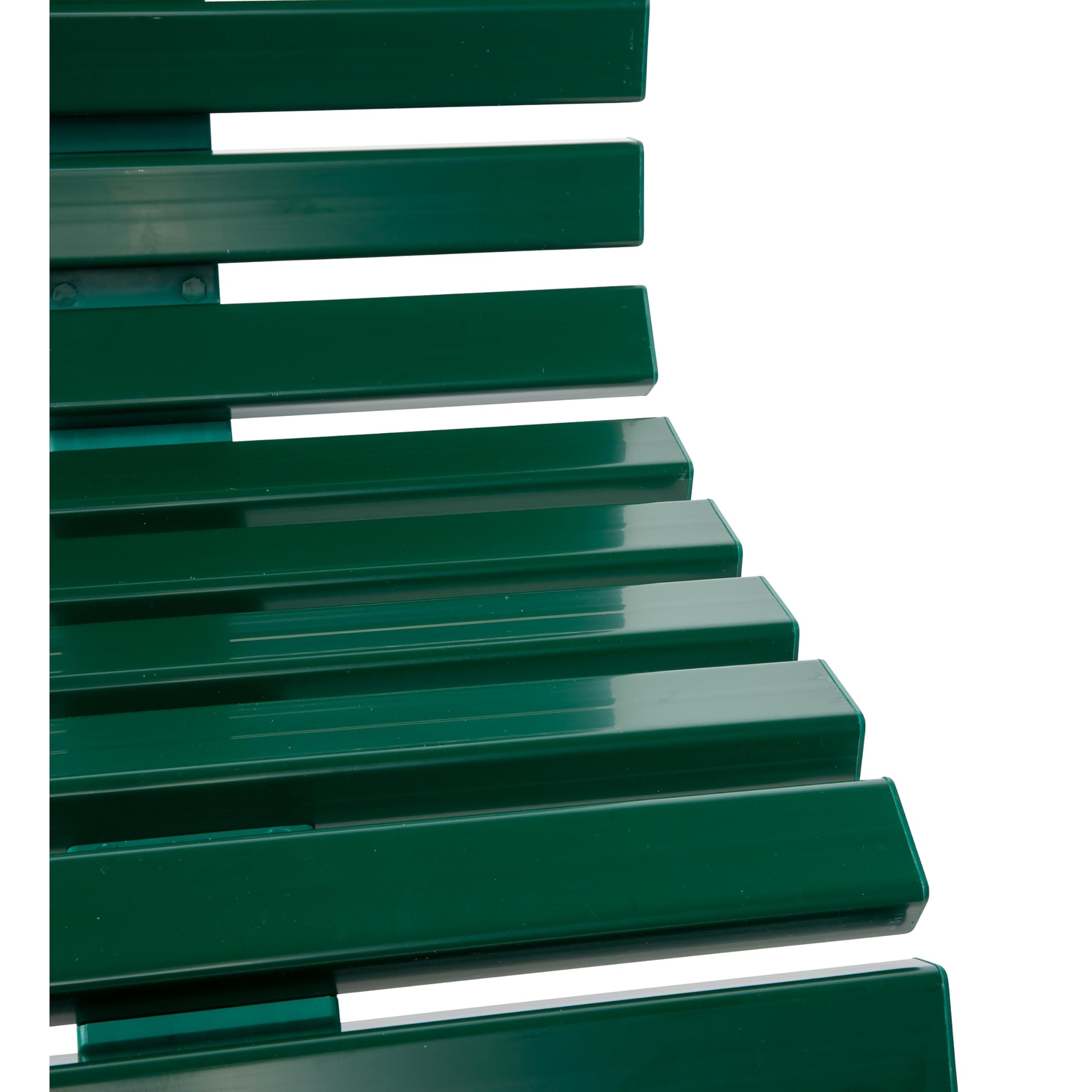 Weatherproof PVC Outdoor Bench 3-Seat Green