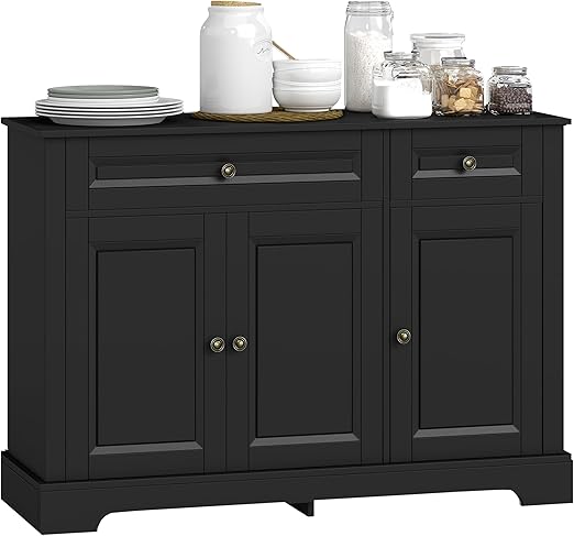 Sideboard Buffet Cabinet with Storage and Adjustable Shelves