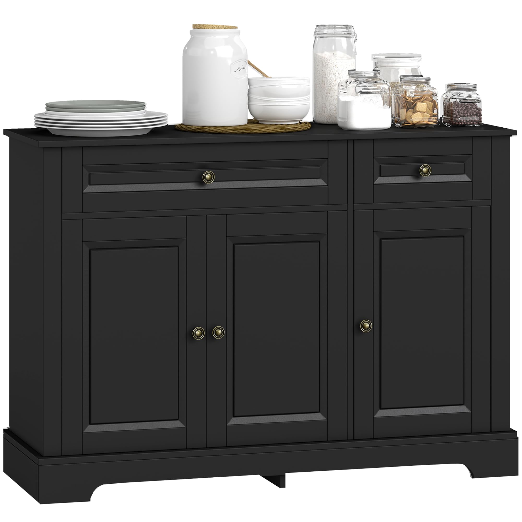 Sideboard Buffet Cabinet with Storage and Adjustable Shelves