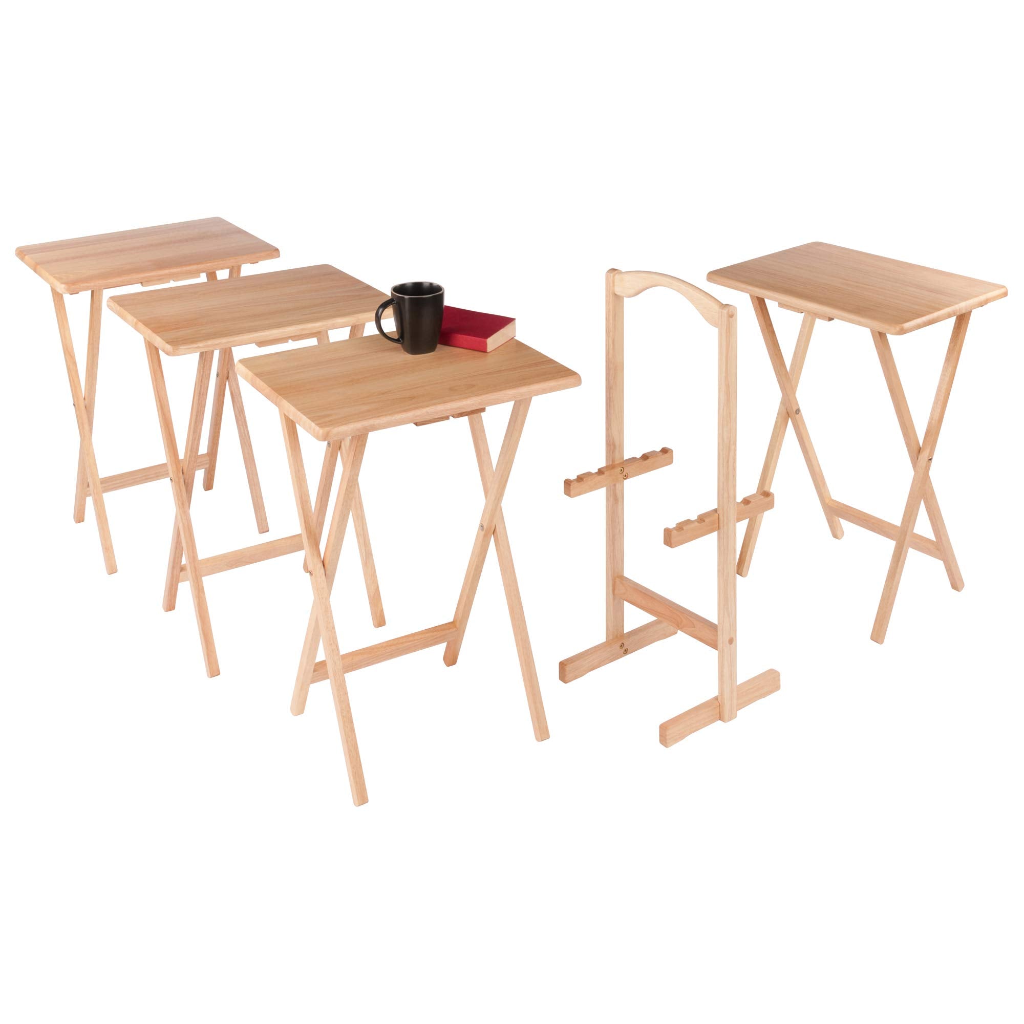 5-Piece Folding Snack Table Set