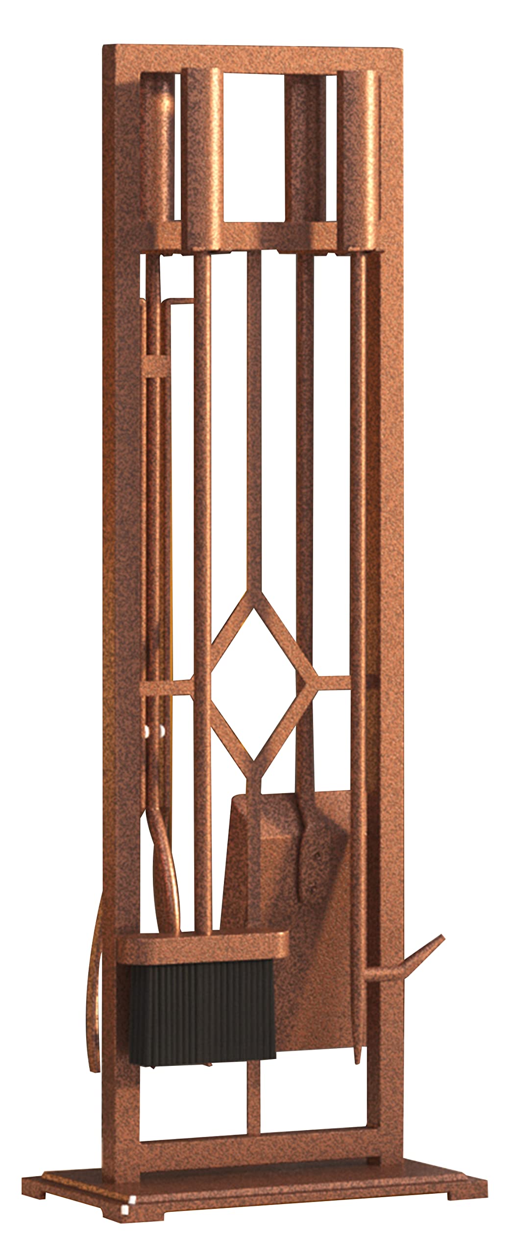 5-Piece Wrought Iron Fireplace Tool Set