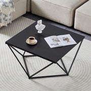 Square Coffee Table - Modern Industrial Style