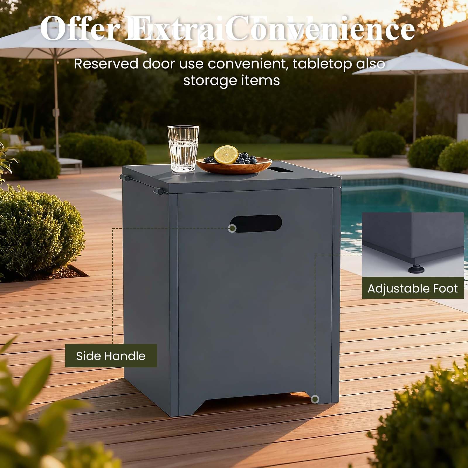 42 Inch Outdoor Fire Pit Table