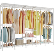 Extra Large Heavy Duty Clothes Rack with Adjustable Shelves