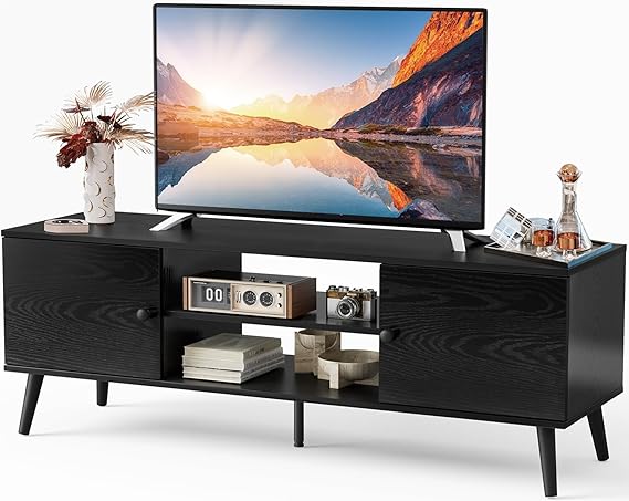 Mid Century Modern TV Stand with Storage