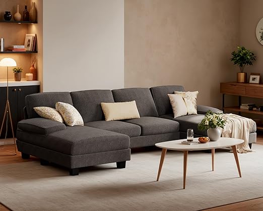 U-Shaped Sectional Sofa with Double Chaise