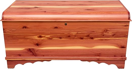 Cedar Hope Chest with Waterfall Top