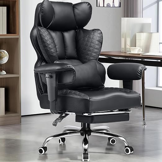Big and Tall Office Chair 400lbs with Lumbar Support