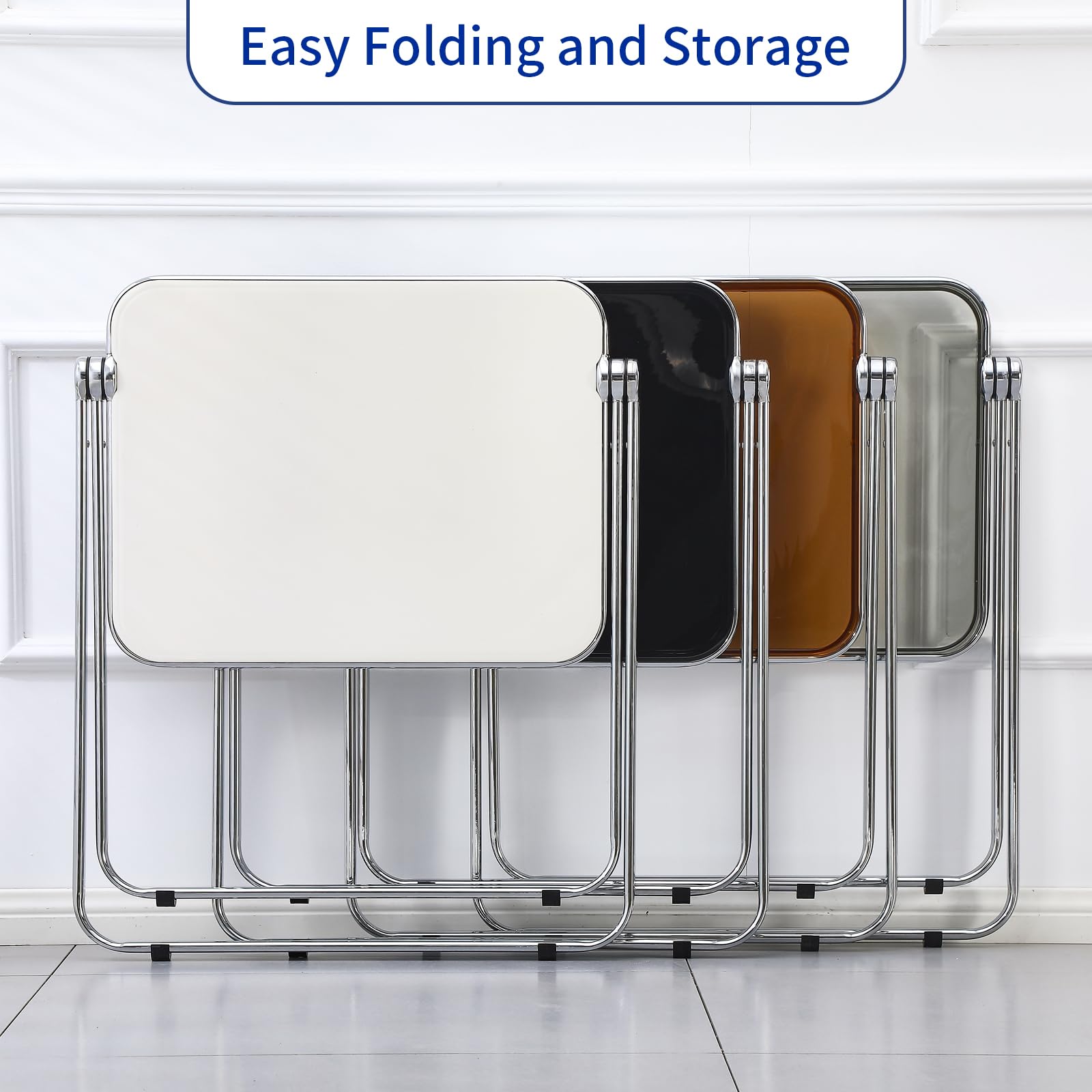 Folding Acrylic TV Tray Table
