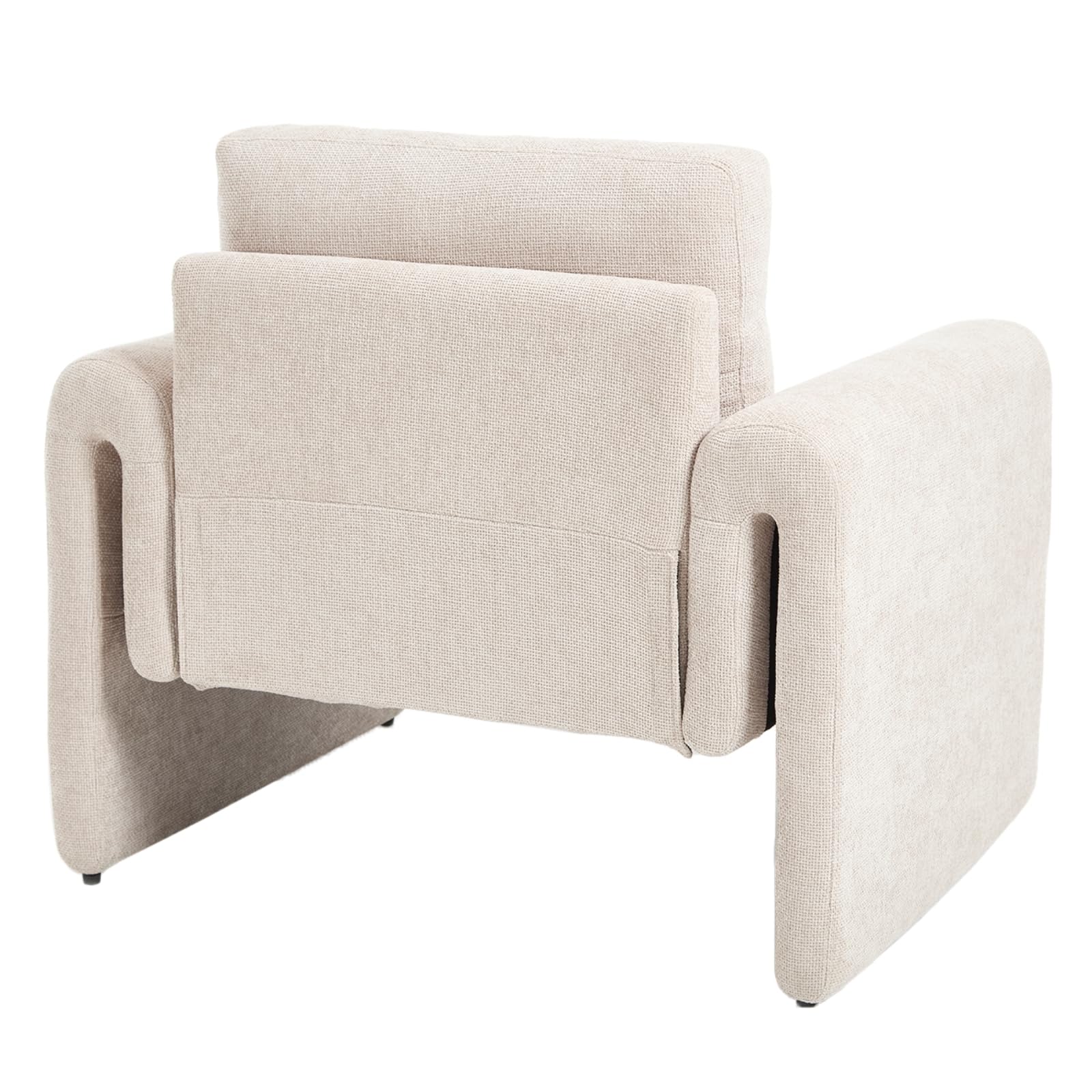 Upholstered Chenille Accent Chairs Set of 2