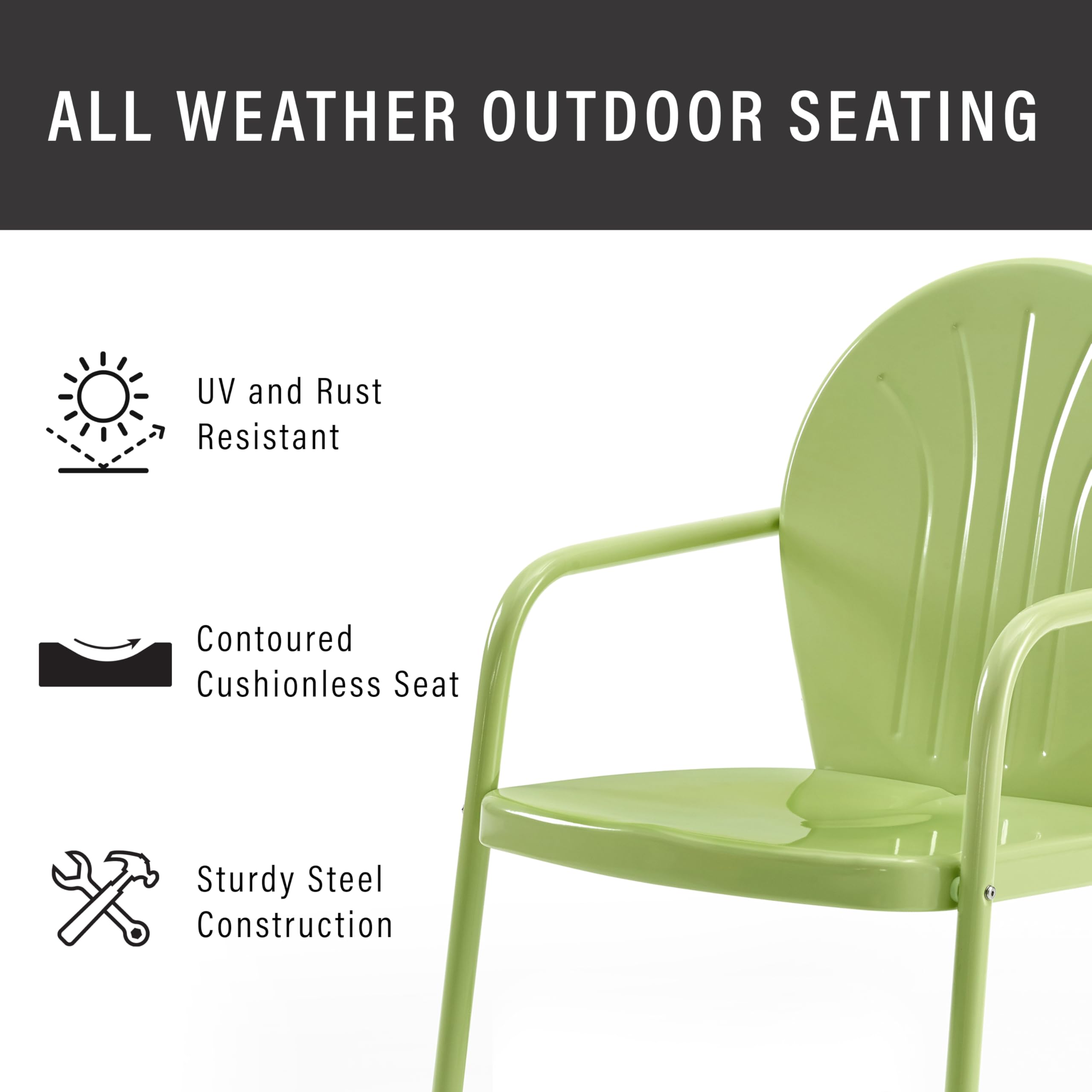 Griffith Outdoor Metal Dining Chair