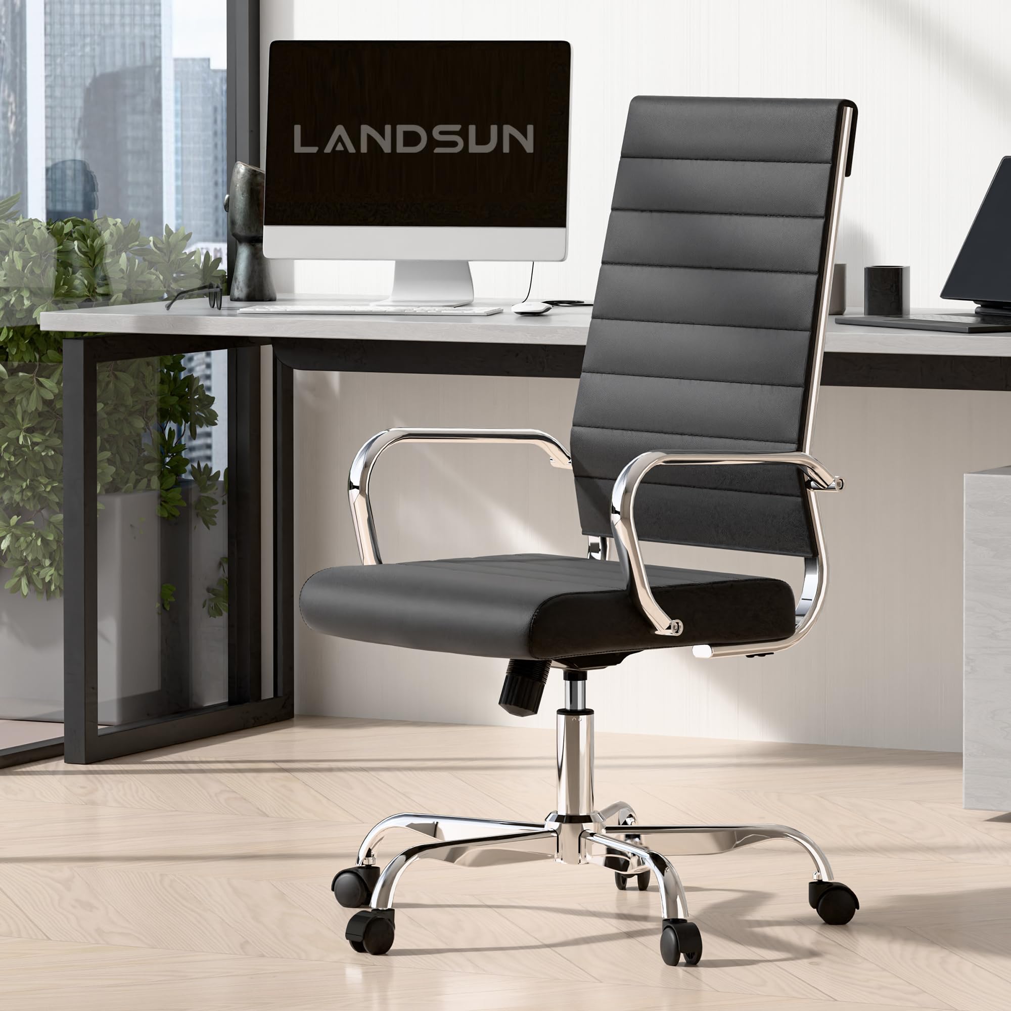 High Back Executive Office Chair with Wheels