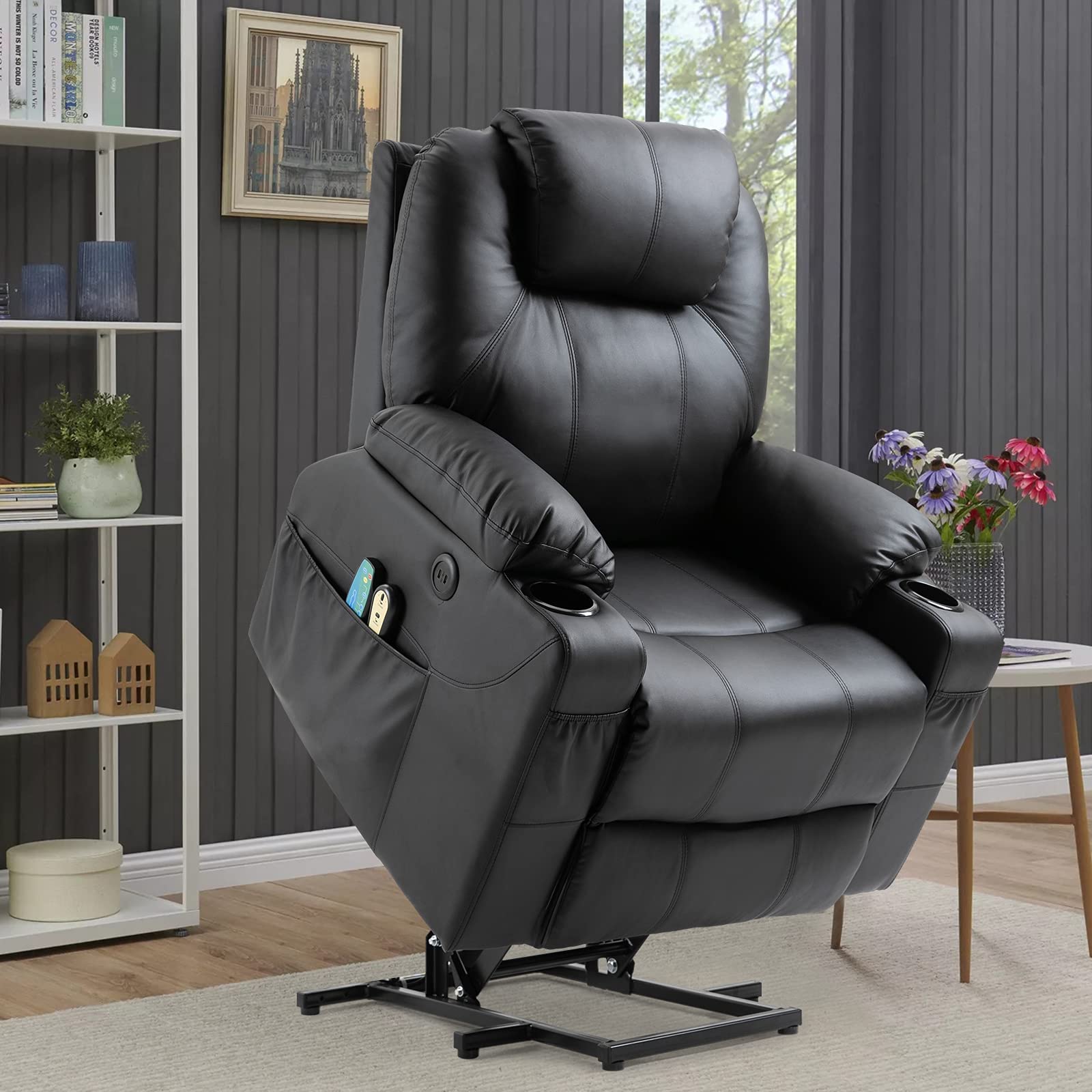 Power Lift Recliner Chair with Massage and Heat